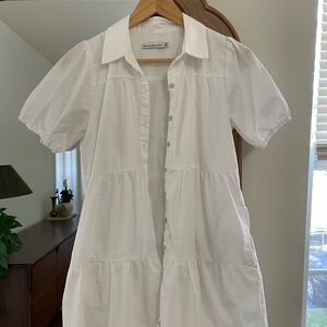 White Abercrombie Dress Size: XSP